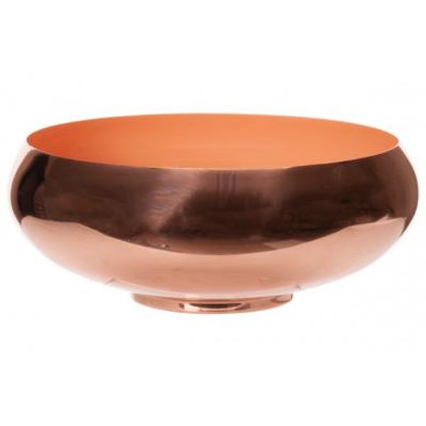 Cosy @ Home Bowl Koraal D29,5xh11cm Rond Metaal Koper