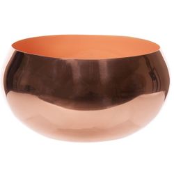 Cosy @ Home Bowl Koraal D16xh9cm Rond Metaal Koper 