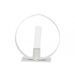 Cosy @ Home Staander 1x Glass Tube D2.5-h12cm Wit 17 X7xh17cm Rond Metaal