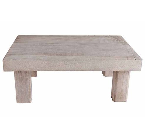 Tafel Natuur 40x26xh15cm Rechthoek Hout   Cosy @ Home