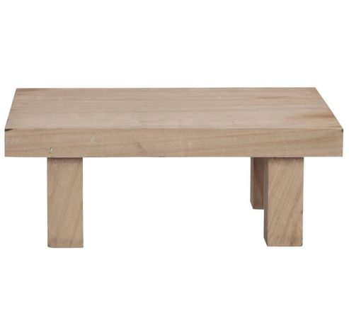 Tafel Natuur 40x26xh15cm Rechthoek Hout   Cosy @ Home