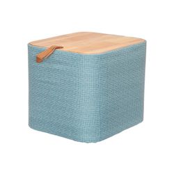 Cosy @ Home Opbergbox Blauw 40x34xh38cm Rechthoek Te Xtiel 