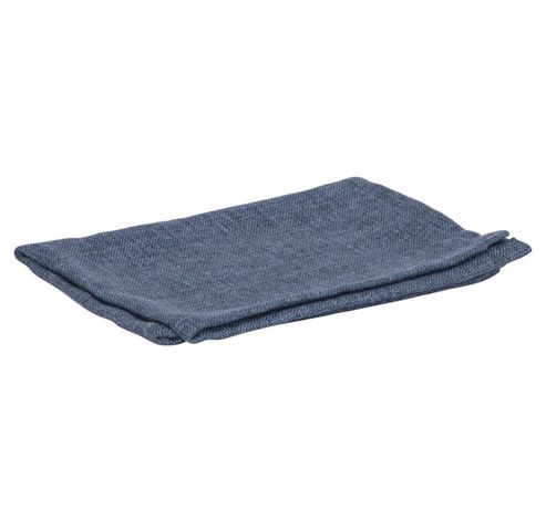 Placemat Blauw 33x44xh,5cm Rechthoek Pol Yester  Cosy @ Home