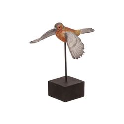 Cosy @ Home Oiseau Sur Support Brun 21x15,5xh23,5cm Resine 