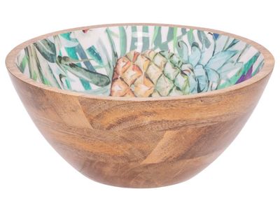 Bol Tropic Multi-colore 26,5x26,5xh12cm Resine