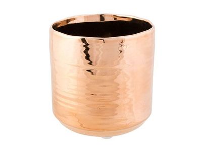 Bloempot Koper D110 11x11xh10,5cm Cilind Risch Aardewerk