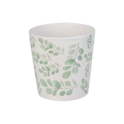 Cachepot Eucalyptus Vert 17x17xh17cm Con Ique Dolomite  Cosy @ Home