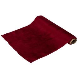 Tafelloper Velvet Donkerrood 35x200cm Te Xtiel 