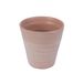 Cosy @ Home Bloempot Shinny Band Roze D17 17x17xh17c M Rond Conisch Aardewerk