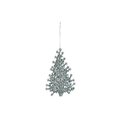 Hanger Kerstboom Glitter Mint 15x10cm Ku Nststof  Cosy @ Home