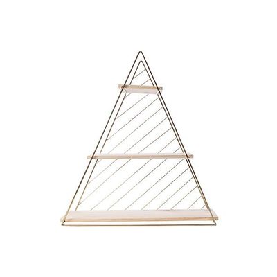 Decorek Triangle Goud D60 47x13,5xh50cm Metaal  Cosy @ Home