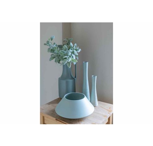 Vase Bouteille Portobello With Ear Vert 19x19xh41cm Rond Gres  Cosy @ Home