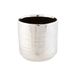 Bloempot Zilver D110 11x11xh10,5cm Cilin Drisch Aardewerk 