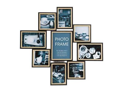 Pele Mele Nature Noir 27x3xh33,5cm Bois 