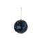 Kerstbal Pearls Donkerblauw D10cm Kunsts Tof 