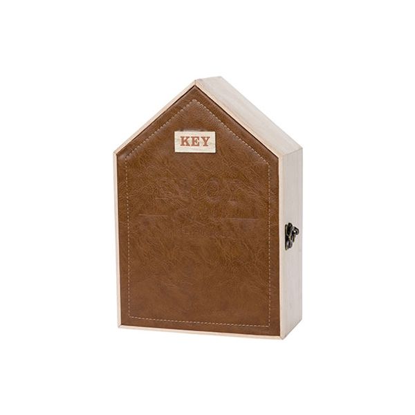 Cosy @ Home Kastje Keys Natuur 19x9xh27cm Hout 