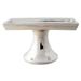 Cosy @ Home Plateau Base Zilver 19,5x10xh11cm Ke Ramiek