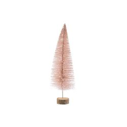 Cosy @ Home Arbre Sur Pied Glitter Rose 16x16xh48cm Plastic 