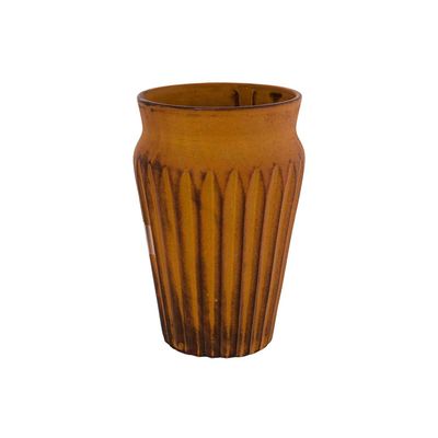 Vase Rusty Pattern Rouille 10,5x10,5xh16 Cm Gres  Cosy @ Home