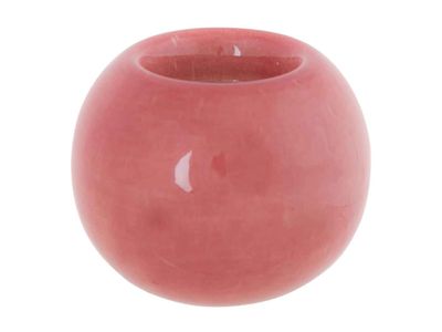 Theelichthouder Reactive Glazing Roze 9, 5x9,5xh7,5cm Rond Aardewerk