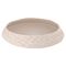 Bowl Hand Made Texture Beige 33x33xh6,5c M Rond Aardewerk 