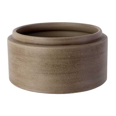 Bowl Rim Zand 24x24xh12cm Rond Aardewerk   Cosy @ Home