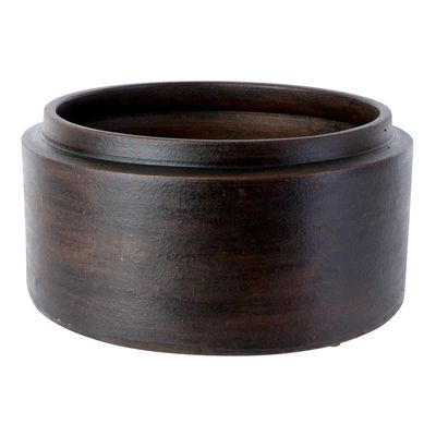 Bowl Rim Bruin 24x24xh12cm Rond Aardewer K  Cosy @ Home