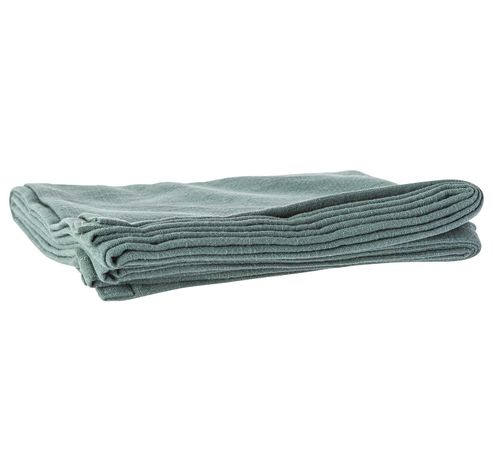 Tafelloper Groen 180x40cm Katoen   Cosy @ Home