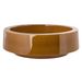 Schaal Glazed Finish Mel Camel 31x31xh10 Cm Rond Aardewerk 