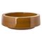 Schaal Glazed Finish Mel Camel 31x31xh10 Cm Rond Aardewerk 