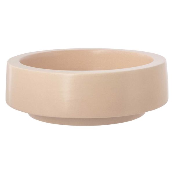 Cosy @ Home Schaal Matt Finish Beige 26x26xh9cm Rond  Aardewerk