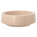 Schaal Matt Finish Beige 26x26xh9cm Rond  Aardewerk 