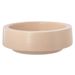 Schaal Matt Finish Beige 26x26xh9cm Rond  Aardewerk 