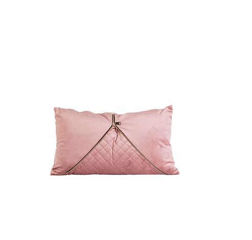 Coussin Zipper Rose 50x10xh30cm   Cosy @ Home