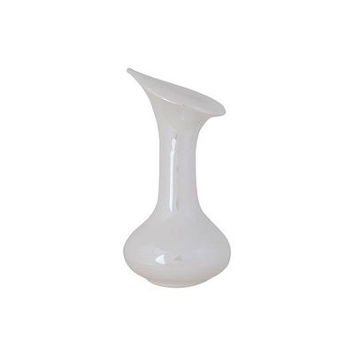 Vase Lustre Blanc 9,7x9,7xh19,3cm Cerami Que  Cosy @ Home