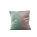 Kussen Velvet Greige Groen 45x45xh10cm P Olyester 