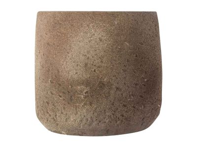 Bloempot Zand 22x22xh20cm Aardewerk 