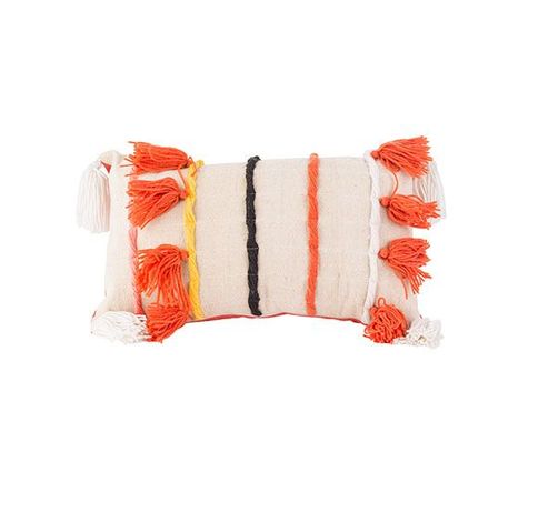 Coussin Flosh Orange Beige 50x7,5xh30cm Textile  Cosy @ Home