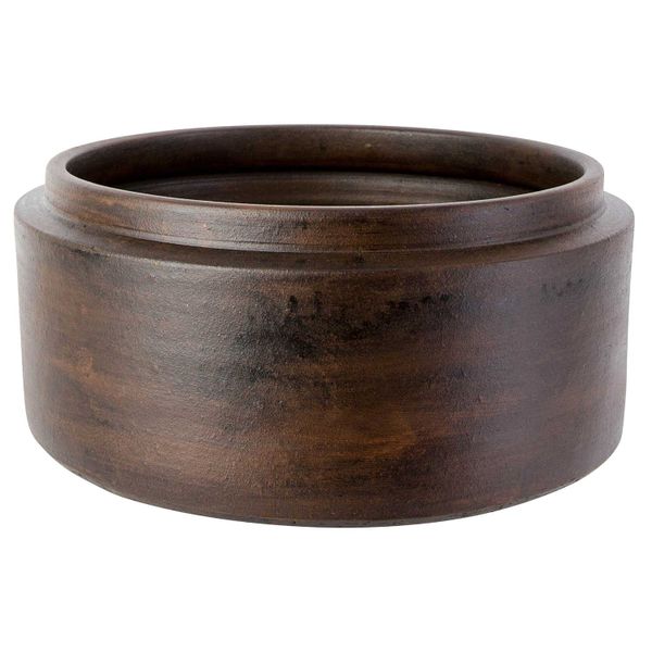 Cosy @ Home Bowl Rim Bruin 33x33xh14cm Rond Aardewer K