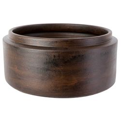 Cosy @ Home Bowl Rim Bruin 33x33xh14cm Rond Aardewer K 