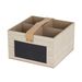 Cosy @ Home Krat Blackboard Natuur 20x20xh12cm Hout 