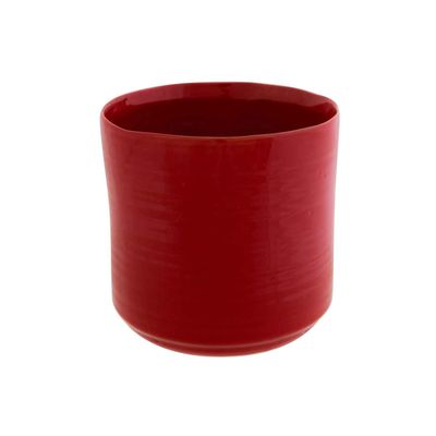 Bloempot Rood D110 11x11xh10,5cm Cilindr Isch Aardewerk  Cosy @ Home