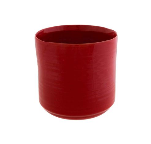 Bloempot Rood D110 11x11xh10,5cm Cilindr Isch Aardewerk  Cosy @ Home