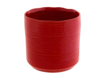 Bloempot Rood 10x10xh9,5cm Cilindrisch A Ardewerk