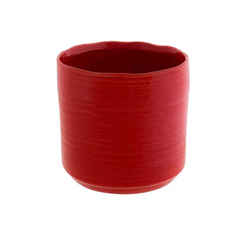 Bloempot Rood 10x10xh9,5cm Cilindrisch A Ardewerk  Cosy @ Home