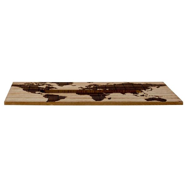 Zakdoekdoos Map White Natuur 24,5x13,5xh 10cm Hout 