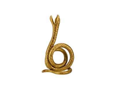 Slang Goud 15x11xh28,5cm Polyresin 