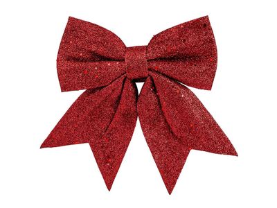 Strik Glitter Rood 20x25cm Kunststof 