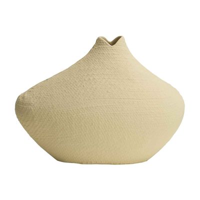 Vase Creme 30x11xh22cm Gres   Cosy @ Home