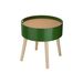 Cosy @ Home Bijzettafel Cork Groen 45x45xh45cm Rond Hout